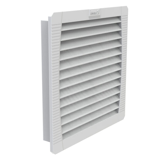 Hammond PFA40000LG Type 12 Exhaust Filter, ABS-FR, 91% Efficiency, 9.92" H x 9.92" W x 1.50" D, Light Gray.
