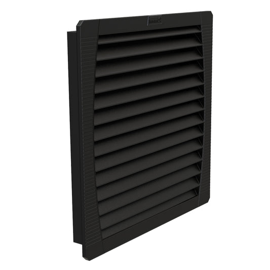 Hammond PFA60000BK Type 12 Exhaust Filter, ABS-FR, 91% Efficiency, 12.60" H x 12.60" W x 1.54" D, Black.