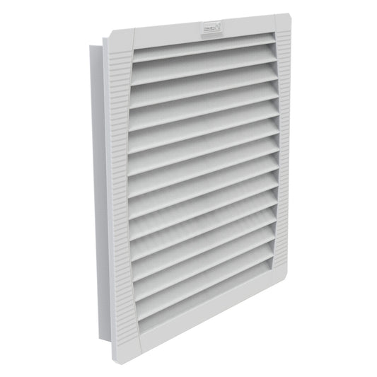 Hammond PFA60000LG Type 12 Exhaust Filter, ABS-FR, 91% Efficiency, 12.60" H x 12.60" W x 1.54" D, Light Gray.