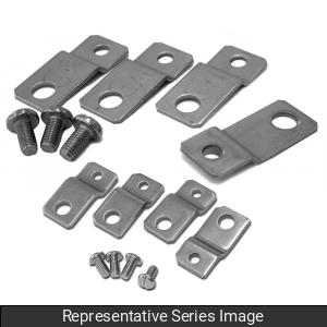 Hammond PJW4NLS PJ Series Mounting Feet, Set of 4, 316 Stainless Steel, Fits 24" x 20" Through 30" x 24" Non-Metallic Enclosures.