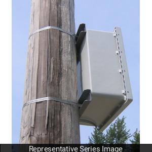 Hammond PJPOLEMNT6 Pole-Mount Kit for 6" Wide PJU/PCJ Enclosures, Stainless Steel Straps and Hardware.