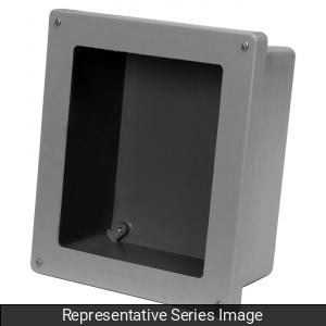 Hammond PJ20168TW N4X Polyester Junction Box, Hinged Window Door with Twist Latch - 20.00" x 16.00" x 8.13"
