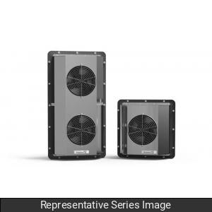 Hammond PKS3092A115N4SS Mini Type 4X Air-to-Air Heat Exchanger, 3000 BTU, 115V AC, 22.75" H x 12.00" W x 7.89" D, 304 Stainless Steel.