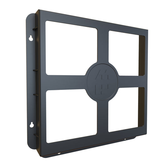 Hammond PKT1212S Literature Pocket, Black Plastic, Includes Adhesive Tape and Surface Prep Swab, 12.00" H x 12.00" W x 1.25" D.