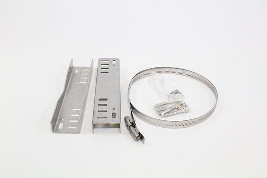 Hammond PMB180200KIT1 Stainless Steel Pole-Mount Kit, Fits Poles up to 7" Diameter, 11.00" L x 5.50" W x 1.00" H.