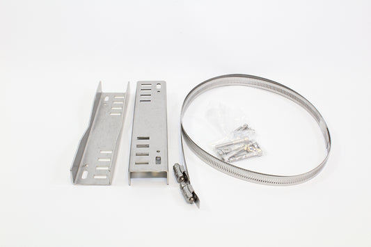 Hammond PMB180200KIT2 Stainless Steel Pole-Mount Kit, Fits Poles up to 15" Diameter, 11.00" L x 5.50" W x 1.00" H.