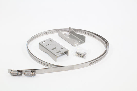 Hammond PMB5057KIT2 Stainless Steel Pole-Mount Kit, Fits Poles up to 15" Diameter, 11.00" L x 5.50" W x 1.00" H.