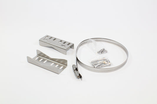 Hammond PMB6687KIT1 Stainless Steel Pole-Mount Kit, Fits Poles up to 7" Diameter, 11.00" L x 5.50" W x 1.00" H.