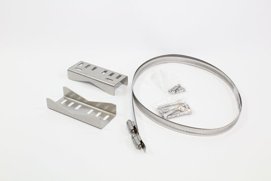 Hammond PMB6687KIT2 Stainless Steel Pole-Mount Kit, Fits Poles up to 15" Diameter, 11.00" L x 5.50" W x 1.00" H.