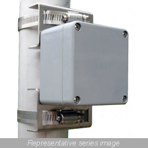 Hammond PMB87110KIT1 Stainless Steel Pole-Mount Kit, Fits Poles up to 7" Diameter, 11.00" L x 5.50" W x 1.00" H.