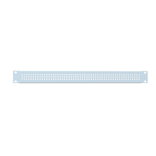 Hammond PPFS19001LG2 1U Perforated Rack Filler Panel, 16-Gauge Steel, 19.00" W x 1.75" H, Light Gray.