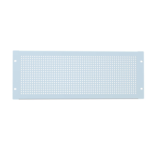 Hammond PPFS19007LG2 4U Perforated Rack Filler Panel, 16-Gauge Steel, 19.00" W x 7.00" H, Light Gray.