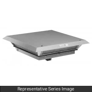 Hammond PTF60500LG230 Top-Mount Type 12 Filter Fan, 258 CFM, 230V AC, Steel, Light Gray.