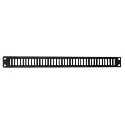 Hammond PVSA19001BK 19" Vented Rack Panel, Black 1.75"H (1U)