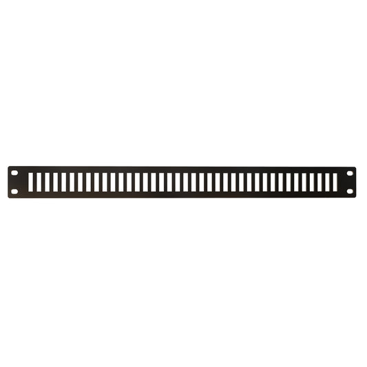 Hammond PVSA19001BK 19" Vented Rack Panel, Black 1.75"H (1U)