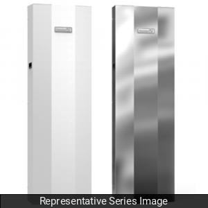 Hammond PWS3302A230N4SS Type 4X Air-to-Water Heat Exchanger, 12283 BTU, 230V AC, 51.89" H x 15.76" W x 9.07" D, 304 Stainless Steel.