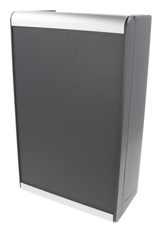 Hammond R133-172-000 IP66/IP67/IP68/IP69K Diecast Aluminum Enclosure, Recessed Hinged Lid, 280 x 170 x 90 mm, RAL 7016 Gray.
