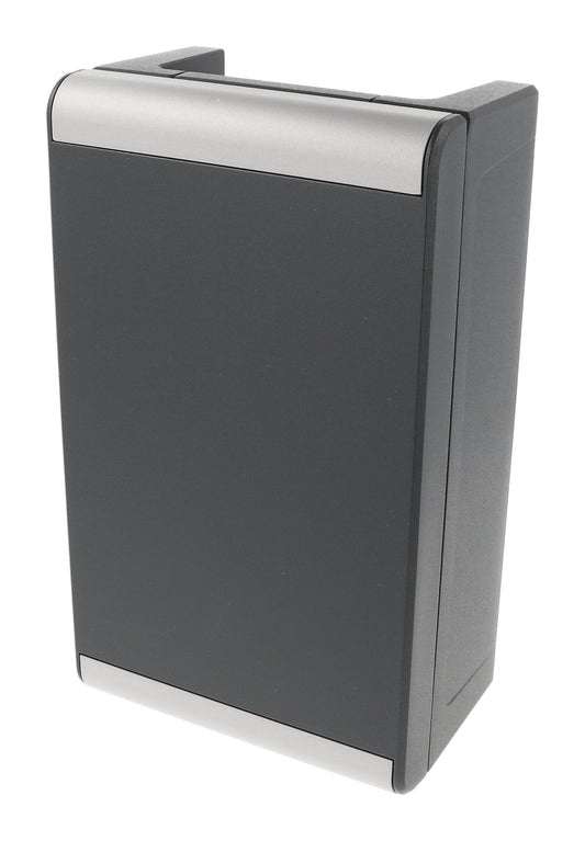 Hammond R134-132-000 IP66/IP67/IP68/IP69K Diecast Aluminum Enclosure, Flat Hinged Lid, 220 x 130 x 80 mm, RAL 7016 Gray.