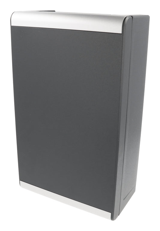 Hammond R134-172-000 IP66/IP67/IP68/IP69K Diecast Aluminum Enclosure, Flat Hinged Lid, 280 x 170 x 90 mm, RAL 7016 Gray.