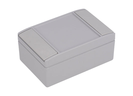 Hammond R191-052-000 Type 4X/IP67 Diecast Aluminum Enclosure, Recessed Lid, 50 x 75 x 33 mm, RAL 7040 Gray.