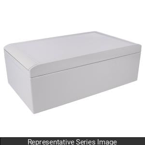 Hammond R191-090-000 Type 4X/IP67 Diecast Aluminum Enclosure, Recessed Lid, 90 x 120 x 60 mm, RAL 7040 Gray.