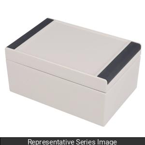 Hammond R196-083-000 Type 4X/IP66 Diecast Aluminum Enclosure, Recessed Lid, 175 x 84 x 59 mm, RAL 7035 Lt Gray.