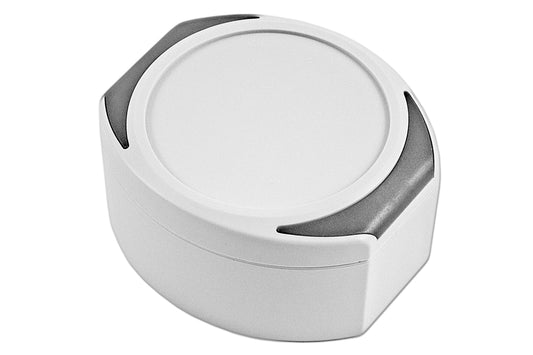 Hammond R285-080-000 Type 4X/IP66 UV-Resistant Luran Enclosure, Round Recessed Lid, 110 x 97 x 55 mm, RAL 7035 Lt Gray.