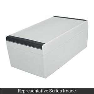 Hammond R290-132-000 Type 4X/IP66 UV-Resistant Luran Enclosure, Recessed Lid, 230 x 130 x 90 mm, RAL 7035 Lt Gray.