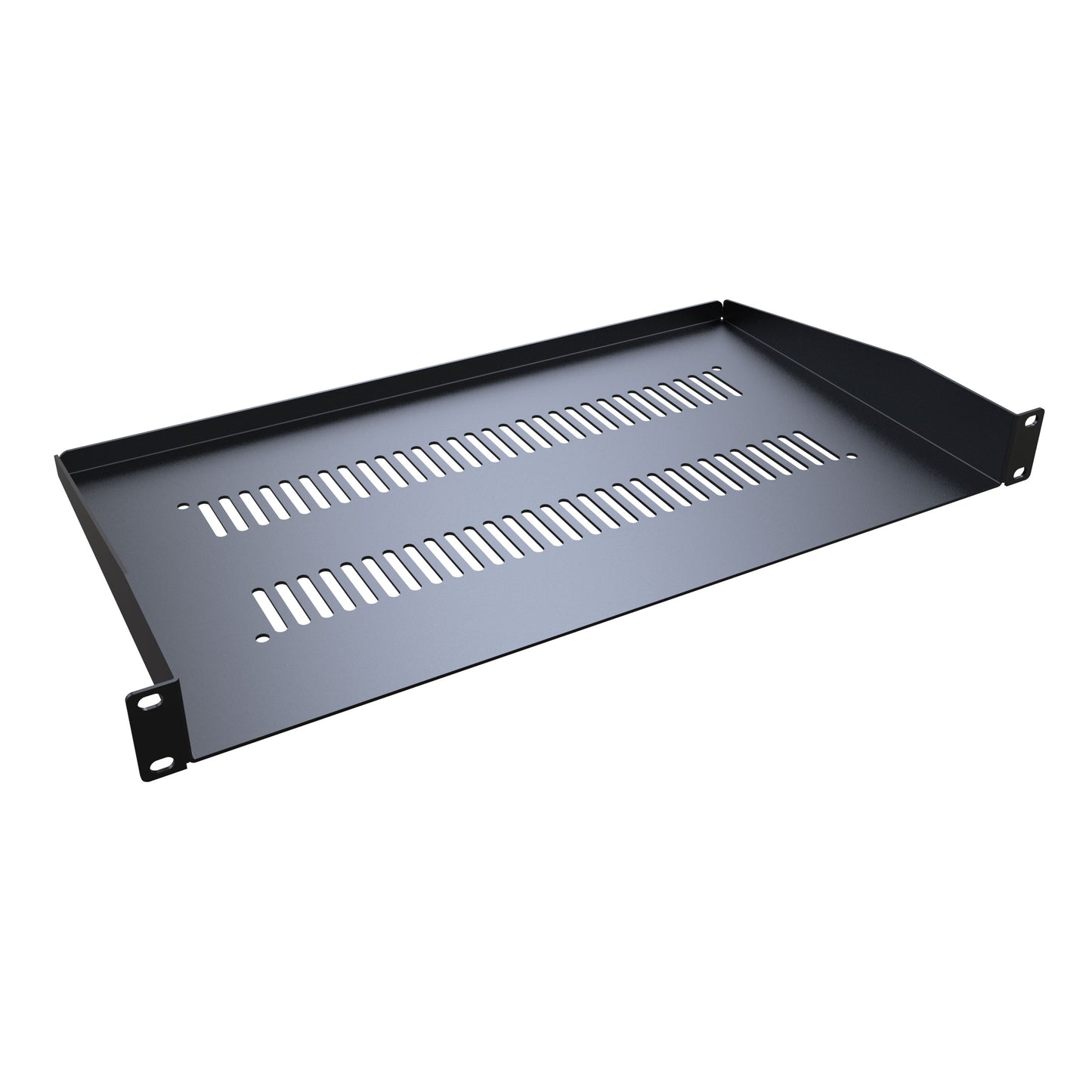 Hammond RASV190110BK1 U1 Single Unit (1U) 19" Vented Rack Shelf, Depth: 10" 42 LB Weight Capacity