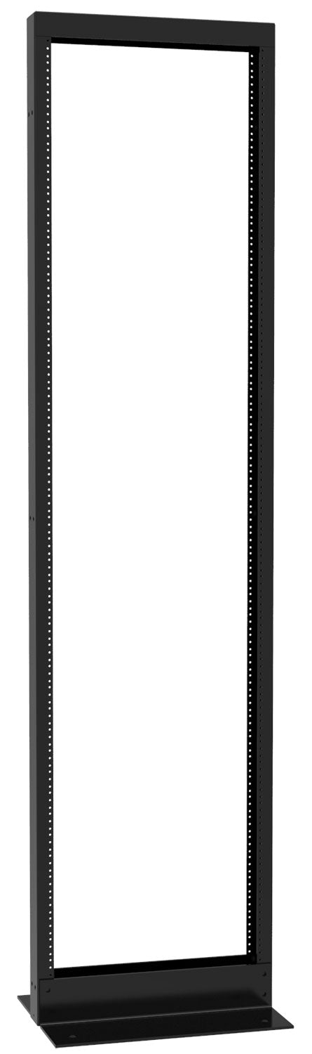 Hammond Rack Basics RB-2P77 19" 44U Double-Tapped Steel 2-Post Open Frame Rack