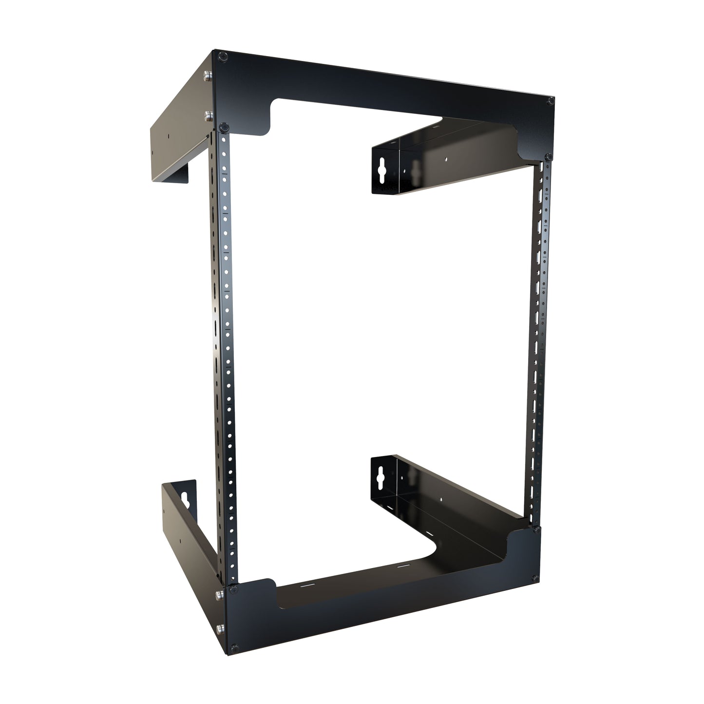 Hammond Rack Basics RB-2PW12 19" 12U 18" Deep Fixed Open Frame Wall Rack