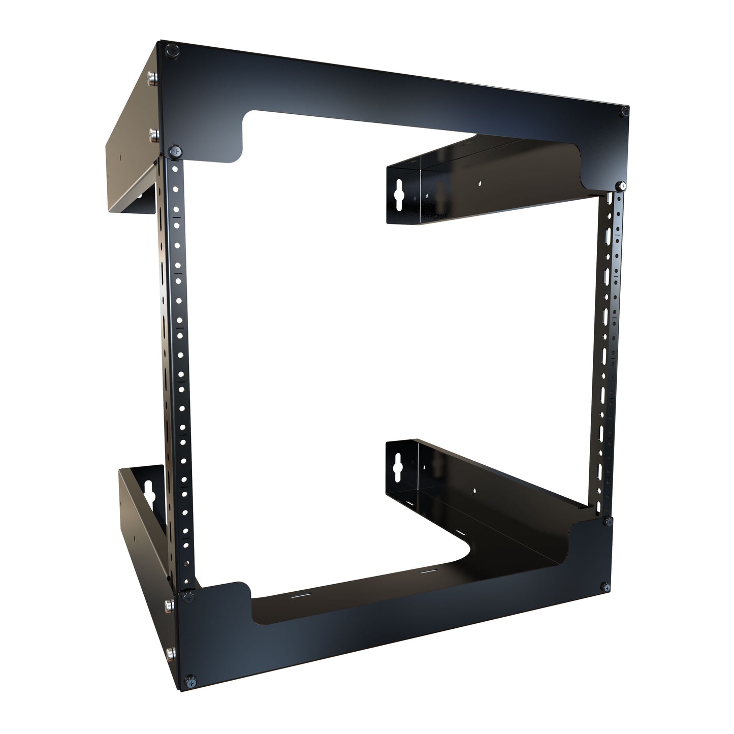 Hammond Rack Basics RB-2PW8 19" 8U 18" Deep Fixed Open Frame Wall Rack