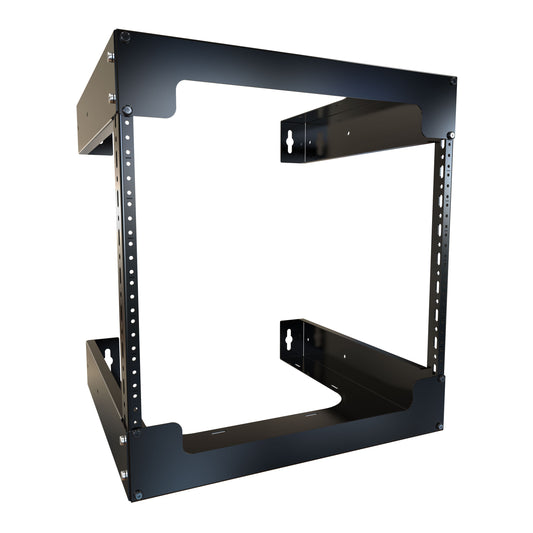 Hammond Rack Basics RB-2PW8 19" 8U 18" Deep Fixed Open Frame Wall Rack