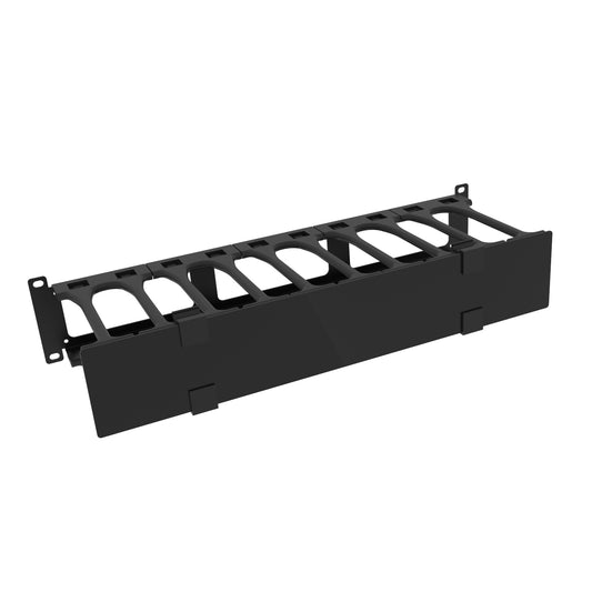 Hammond Rack Basics RB-HFMD2 19" 2U 6.54" Deep Finger Manager with Door