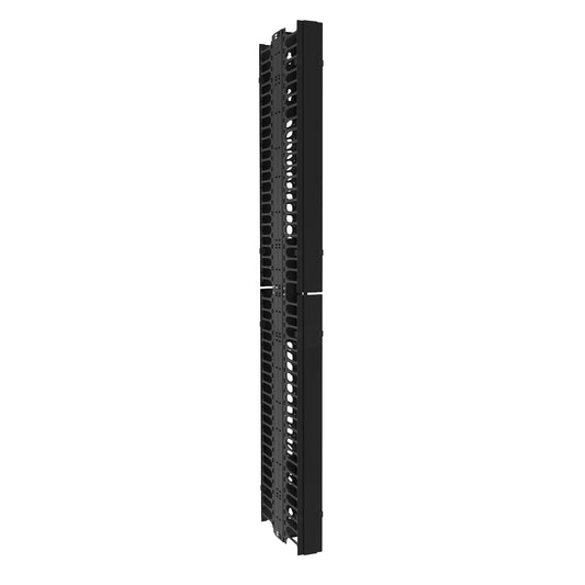 Hammond Rack Basics RB-VFM45-4-2 45U 4" Wide 2-Sided Server Rack Finger Vertical Cable Manager