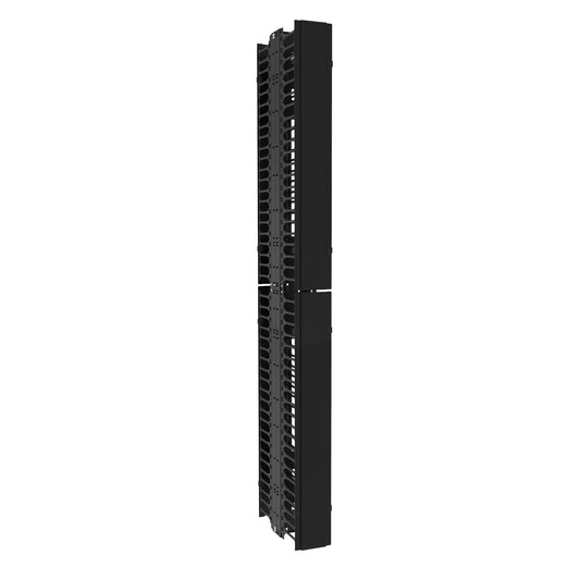 Hammond Rack Basics RB-VFM45-6-2 45U 6" Wide 2-Sided Server Rack Finger Vertical Cable Manager