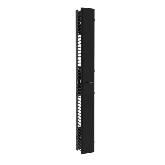 Hammond Rack Basics RB-VFM45-8-1 45U 8" Wide 1-Sided Server Rack Finger Vertical Cable Manager