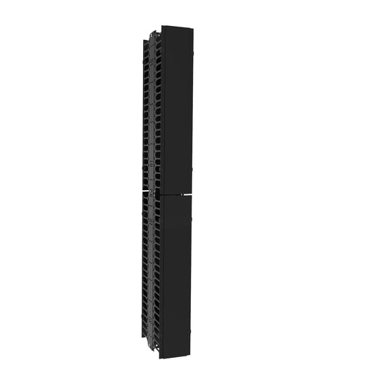 Hammond Rack Basics RB-VFM45-8-2 45U 8" Wide 2-Sided Server Rack Finger Vertical Cable Manager