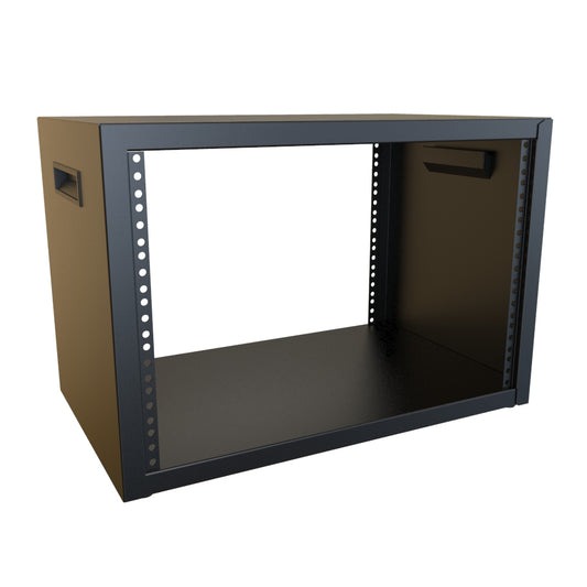 Hammond RCBS1901213BK1 7U Studio Rack Cabinet, 16-Gauge Welded Steel, 600 lb, 14.25" H x 21.00" W x 13.00" D, Black.