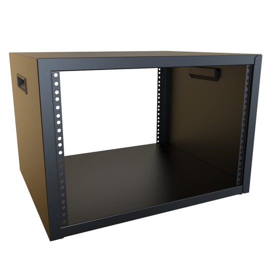 Hammond RCBS1901217BK1 7U Studio Rack Cabinet, 16-Gauge Welded Steel, 600 lb, 14.25" H x 21.00" W x 17.50" D, Black.