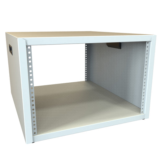 Hammond RCBS1901224LG1 7U Studio Rack Cabinet, 16-Gauge Welded Steel, 600 lb, 14.25" H x 21.00" W x 24.50" D, Light Gray.