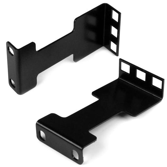 Hammond RDA1U4 1U Rail Depth Adapter Kit, Pair, 16-Gauge Steel, 1.75" H x 4.00" D, 10 lb Capacity, Black.