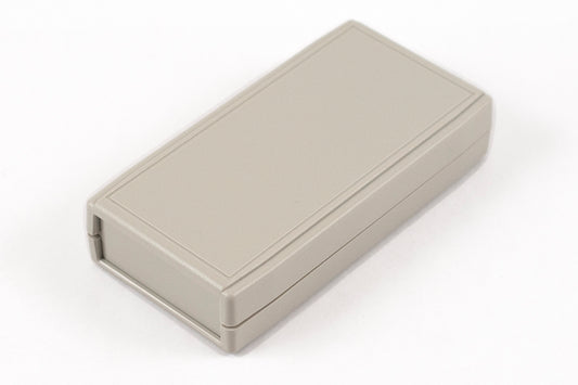 Hammond RH3125A ABS Handheld Instrument Enclosure with Battery Door, Removable Front Panel, Light Gray, 120 x 62 x 25.5 mm.