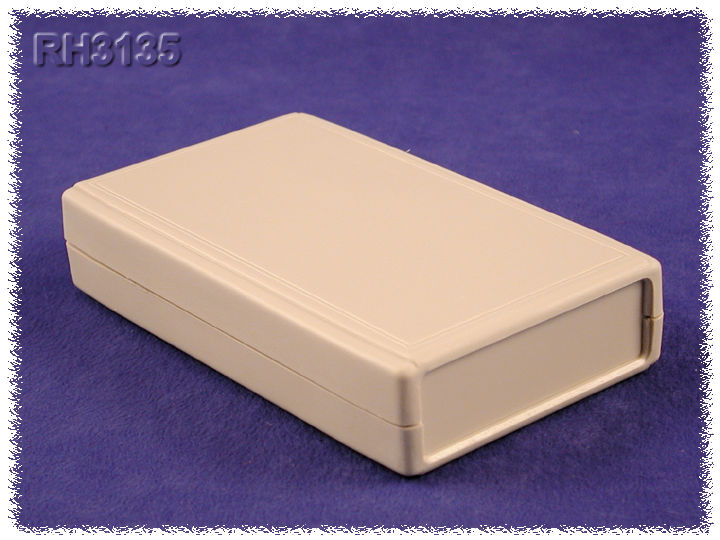 Hammond RH3135 ABS Plastic Hand Held Enclosure, Light Gray (4.72" x 2.76" x 0.98")