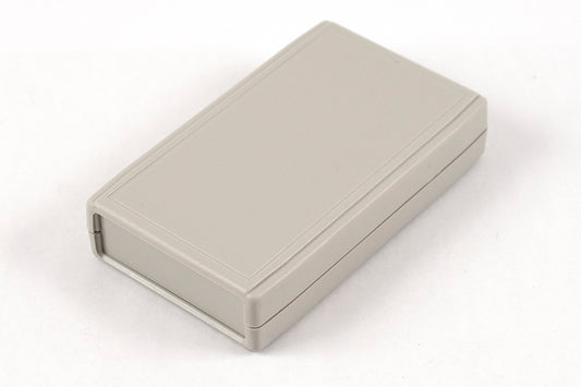 Hammond RH3135A ABS Handheld Instrument Enclosure with Battery Door, Removable Front Panel, Light Gray, 120 x 72 x 25.5 mm.