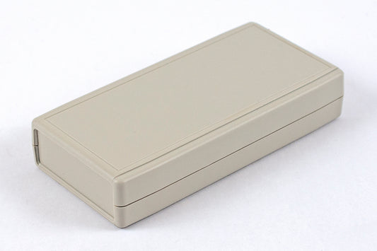 Hammond RH3155A ABS Handheld Instrument Enclosure with Battery Door, Removable Front Panel, Light Gray, 165 x 82 x 32.5 mm.