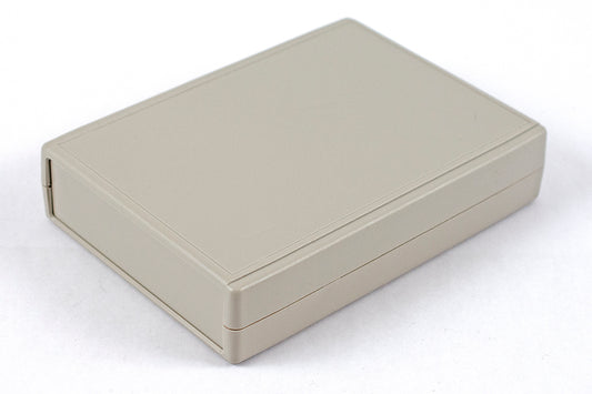 Hammond RH3185A ABS Handheld Instrument Enclosure with Battery Door, Removable Front Panel, Light Gray, 185 x 135 x 40.5 mm.