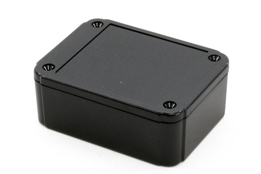 Hammond RL6105BK Shallow-Lid ABS Project Enclosure, IP54, Black, 80 x 60 x 30 mm.