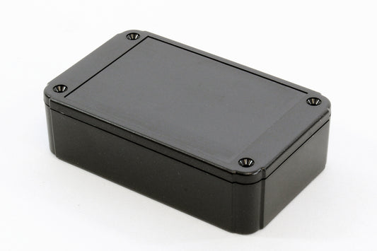 Hammond RL6165BK Shallow-Lid ABS Project Enclosure, IP54, Black, 105 x 65 x 30 mm.