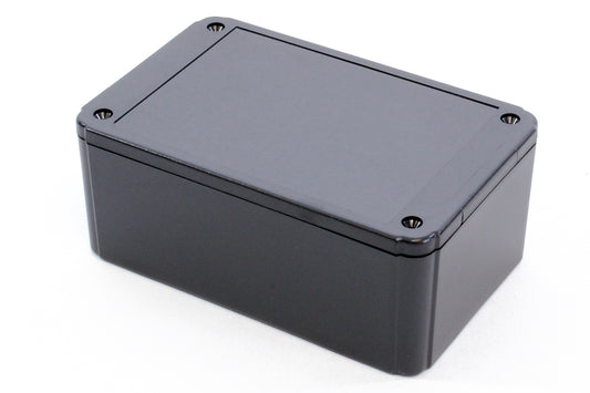 Hammond RL6225BK Shallow-Lid ABS Project Enclosure, IP54, Black, 125 x 80 x 50 mm.